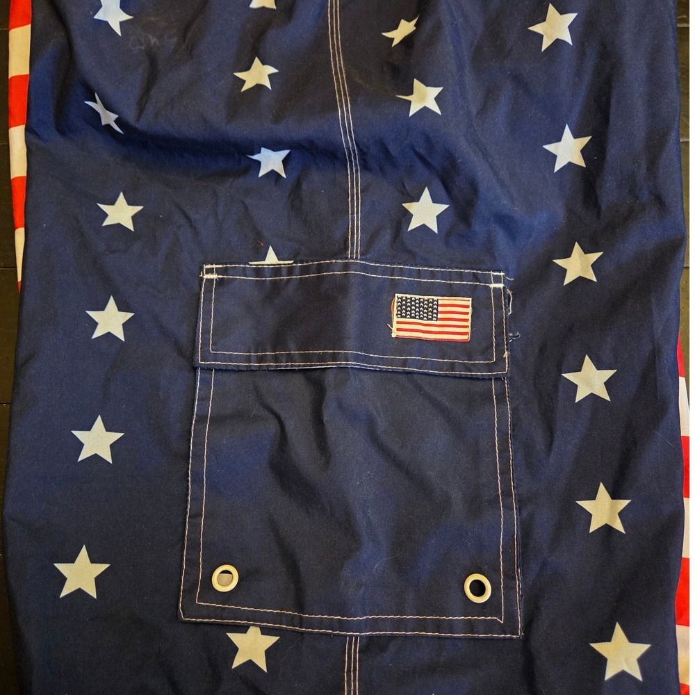 Exist Mens American Flag Board Shorts Stars Stripes Patriotic Swim Trunks Large - Picture 5 of 5